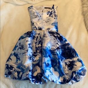 Blue bubble dress